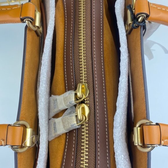 Coach C7962 Signature Textile Jacquard ROG Bag in Cocoa Burnished Amber - Picture 6 of 10